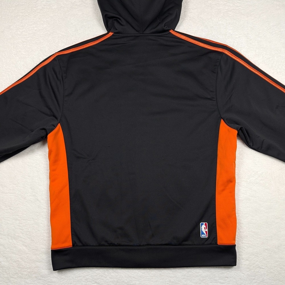 Phoenix Suns Hoodie Mens Large Black NBA Basketball Adidas Full Zip Sweatshirt - Picture 10 of 13